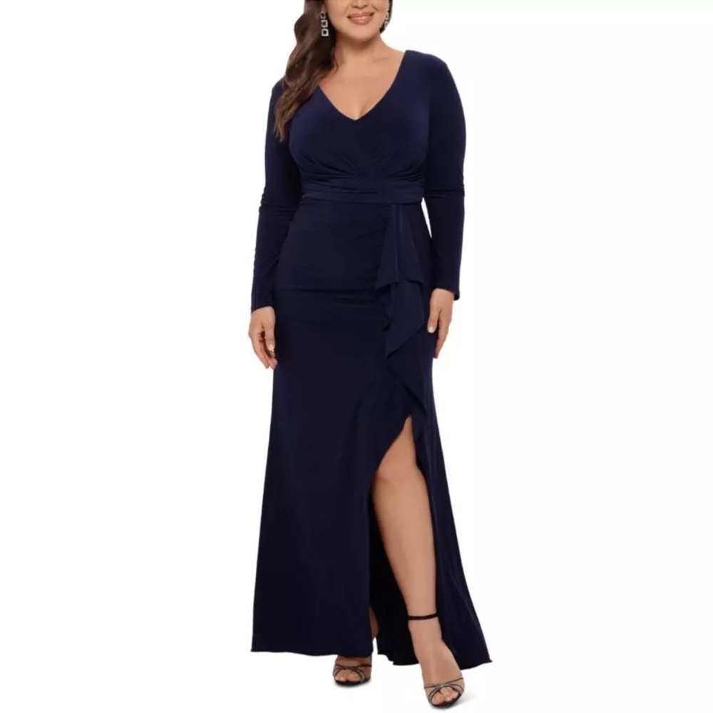 Betsy Adam Blue Gown